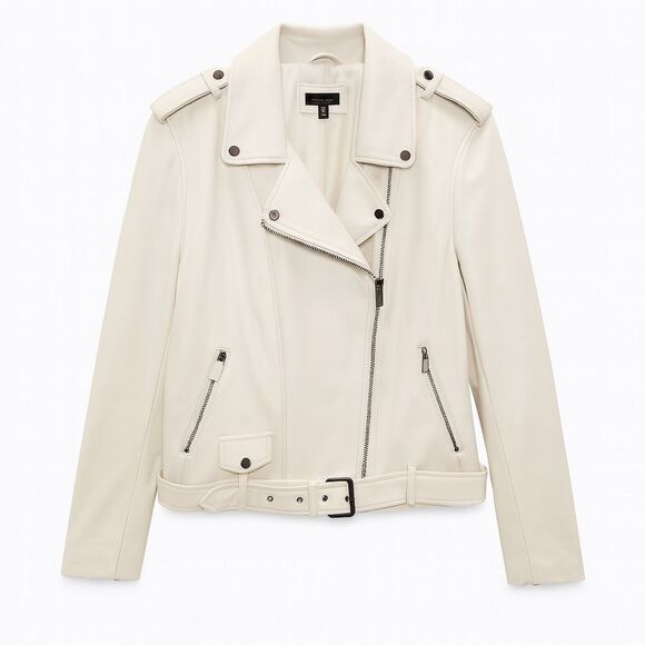 NWT Universal Standard Leeron Leather Moto Jacket Size 2XL - Picture 1 of 10